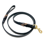 TSA 6' Braided Leather Lead
