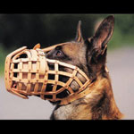 German basket weave muzzle for Malinois