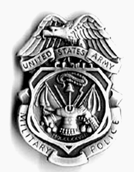 U.S. Army Military Police Metal Badge