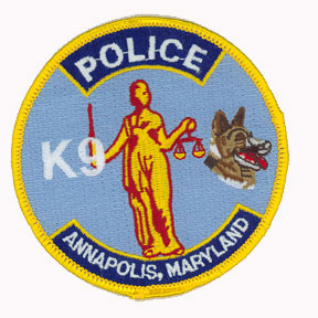 Annapolis, Maryland Police K9 Unit Patch