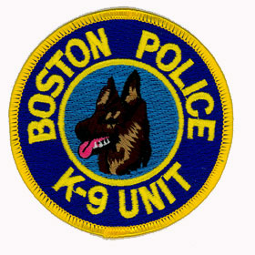 Boston Police K-9 Unit Patch