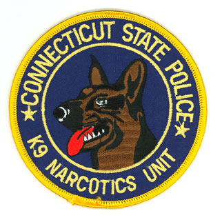 Connecticut State Police K-9 Narcotics Unit Patch