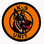 K-9 Unit with German Shepherd Head Facing Right