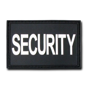 Security PVC Patch - Black