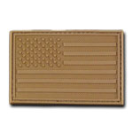 USA Flag PVC Patch - Coyote