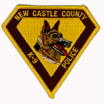 New Castle County Police K-9 Patch