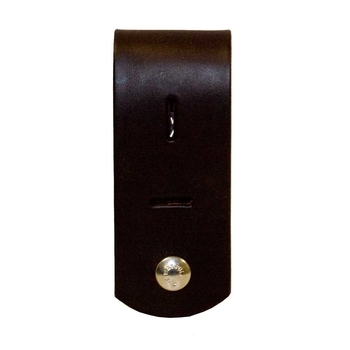 Brown Boston Leather Badge Holder
