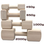 Wooden Schutzhund Dumbbell - 650g