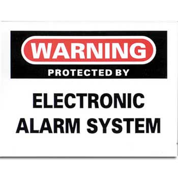 Metal Warning Sign