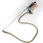 Jute tug on a stick