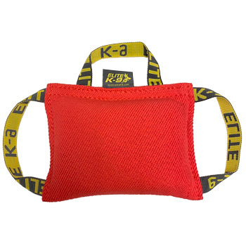Level 2 Synthetic Puppy Bite Pillow with flat Nylon handles