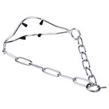 3.0mm  Herm Sprenger SS Show Collar w/ Rubber Nubs
