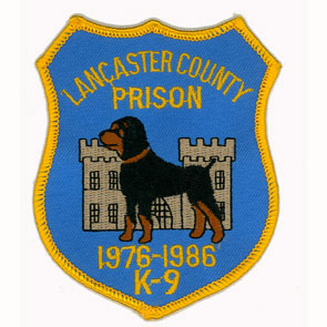 Lancaster County Prison K-9 Patch